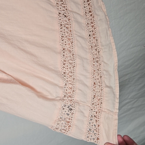 Old Navy Romantic Pink Pintuck Top Size XL - Picture 7 of 7